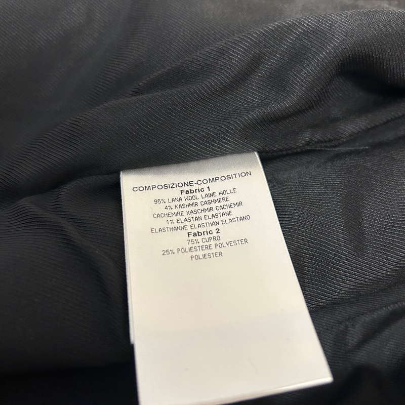 GUCCI喀什米爾西裝外套 深灰色女用外套 單排扣 近乎全新38 XS-13