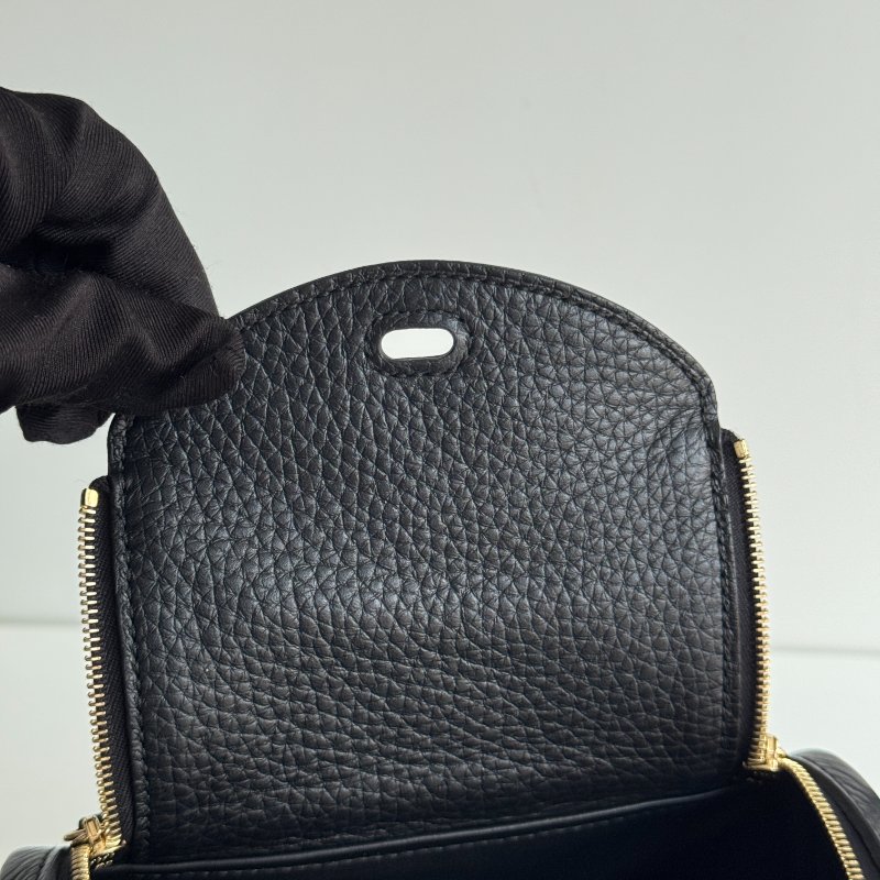 99新🆕 Hermès 愛馬仕 Mini Lindy 黑色金釦一代-14
