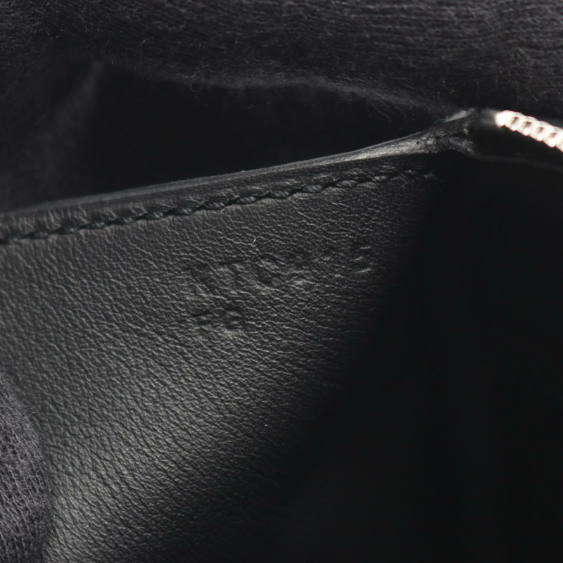 愛馬仕 Lindy 迷你肩斜背包,Swift 皮革,黑色,二手,女士款-4