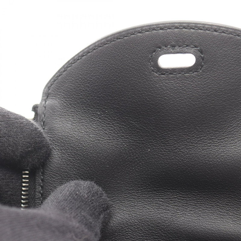 愛馬仕 Lindy 迷你肩斜背包,Swift 皮革,黑色,二手,女士款-5