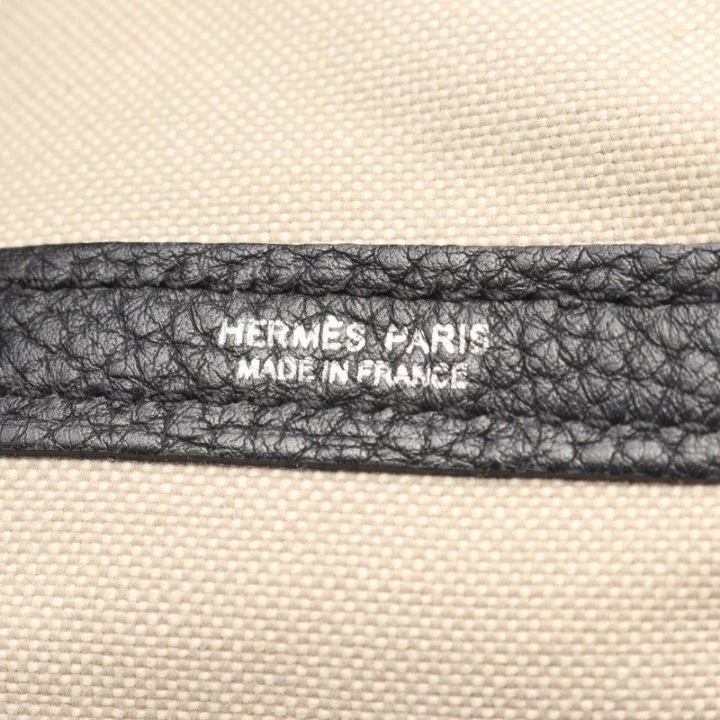 愛馬仕 Garden Party PM 手提包 C Negonda 黑色 SHW 二手女士-3