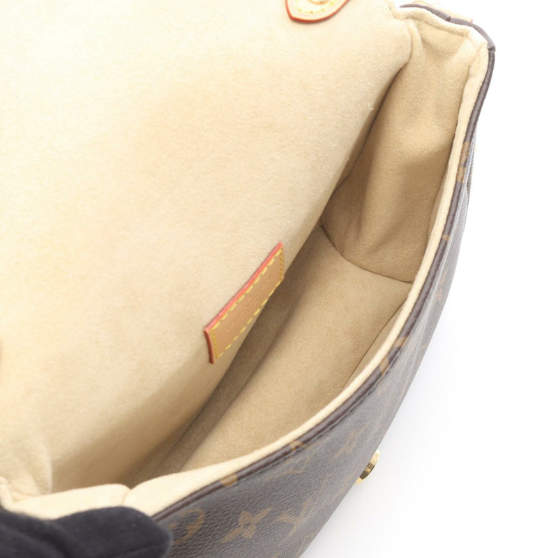 路易威登 Saumur BB 單肩手提包 M46740 Monogram 帆布棕色二手女士-2