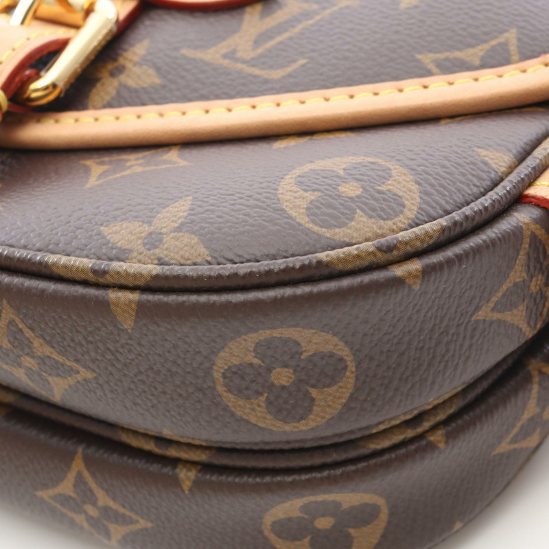路易威登 Saumur BB 單肩手提包 M46740 Monogram 帆布棕色二手女士-5