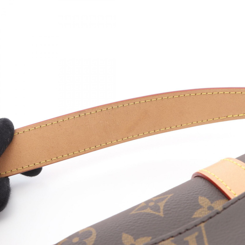 路易威登 Saumur BB 單肩手提包 M46740 Monogram 帆布棕色二手女士-6