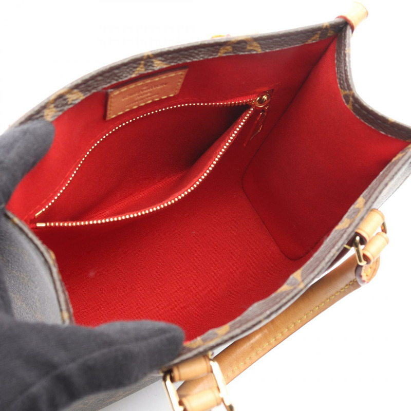 路易威登 Sac Plat BB 斜背包 M45847 Monogram 皮革 棕色 二手-2