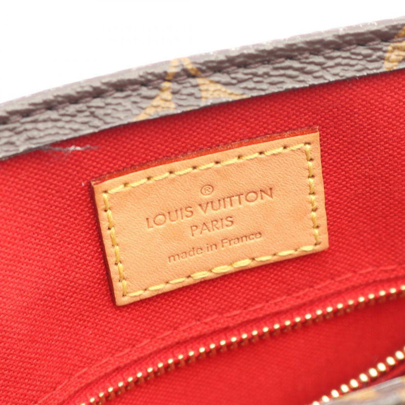 路易威登 Sac Plat BB 斜背包 M45847 Monogram 皮革 棕色 二手-3