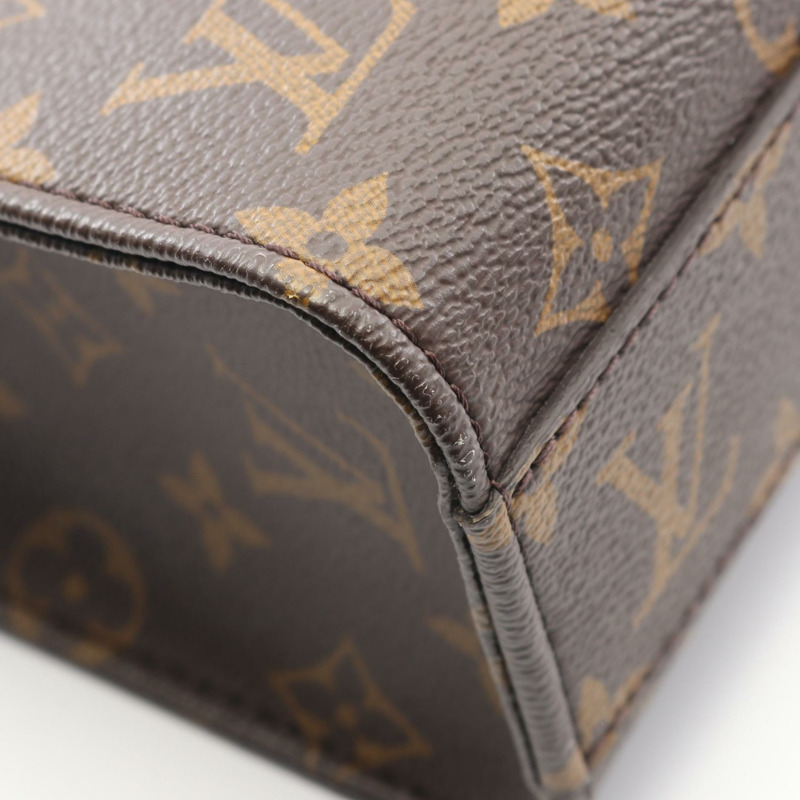 路易威登 Sac Plat BB 斜背包 M45847 Monogram 皮革 棕色 二手-7