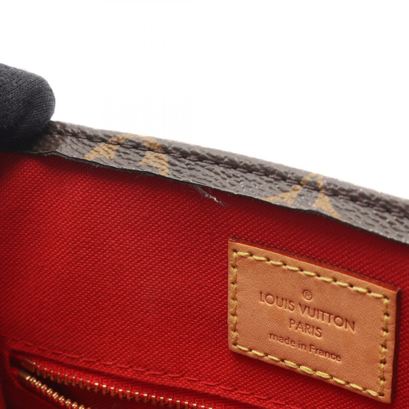 路易威登 Sac Plat BB 斜背包 M45847 Monogram 皮革 棕色 二手-8