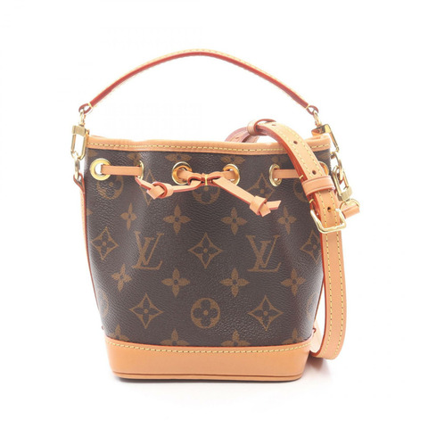 路易威登 Nano Noe 單肩手提包 M81266 Monogram 帆布皮革二手 LV