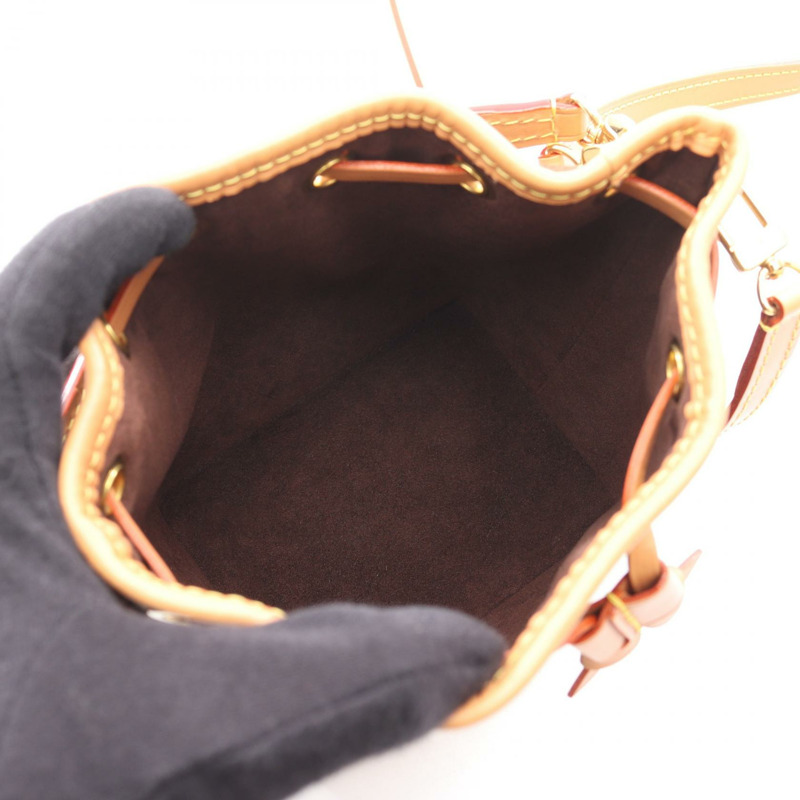 路易威登 Nano Noe 單肩手提包 M81266 Monogram 帆布皮革二手 LV-2