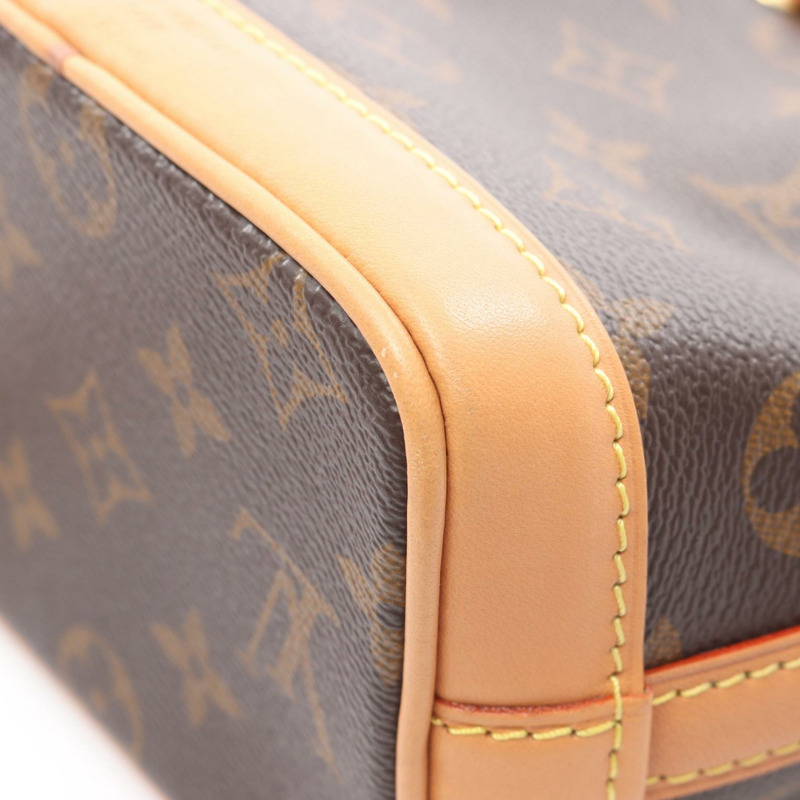路易威登 Nano Noe 單肩手提包 M81266 Monogram 帆布皮革二手 LV-4