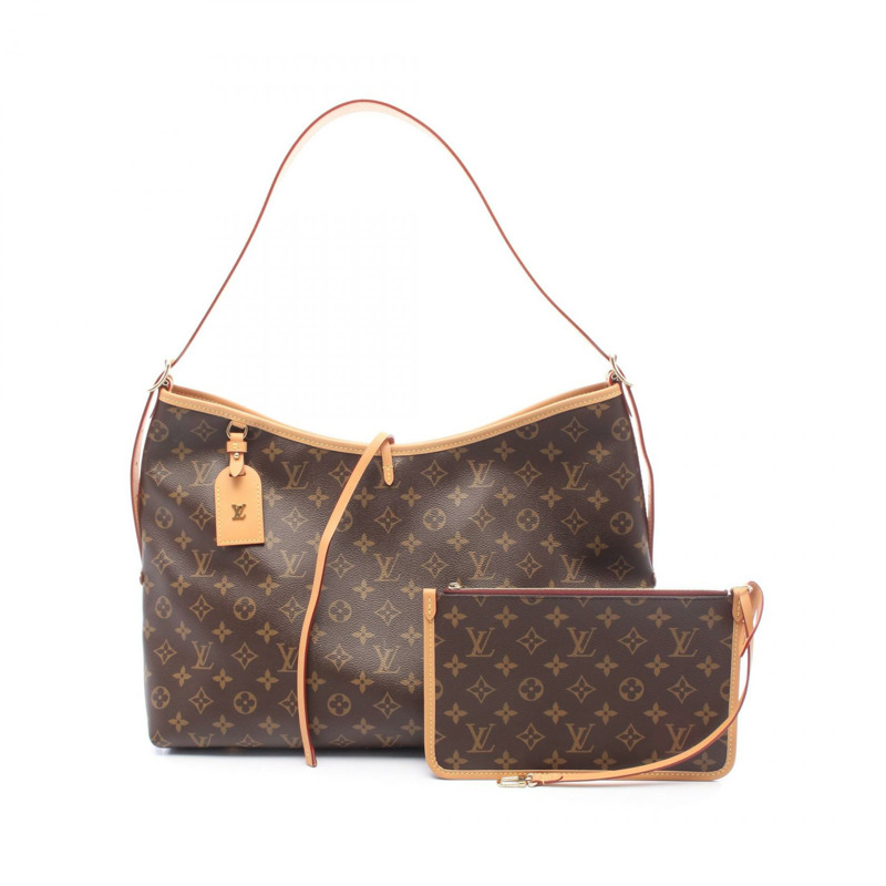 路易威登 Carryall NM MM 單肩包 M46197 Monogram 帆布皮革二手 LV-0