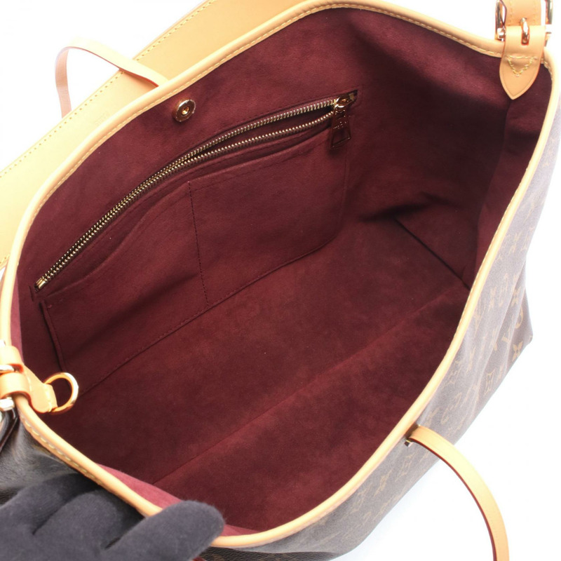 路易威登 Carryall NM MM 單肩包 M46197 Monogram 帆布皮革二手 LV-2
