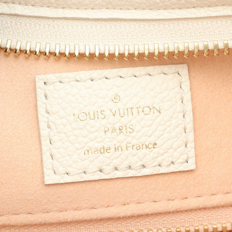 路易威登 Carryall Zip NM PM 單肩包 M24141 Monogram Empreinte 白色 LV-3