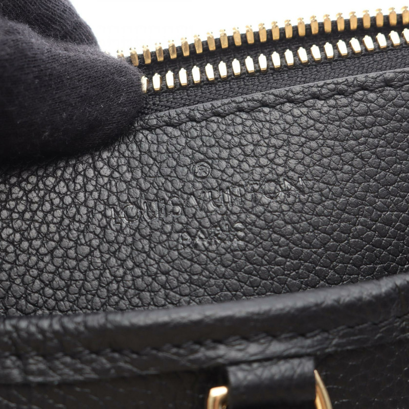 路易威登 Trianon 中型單肩托特包 M46487 Monogram empreinte 黑色 二手-3