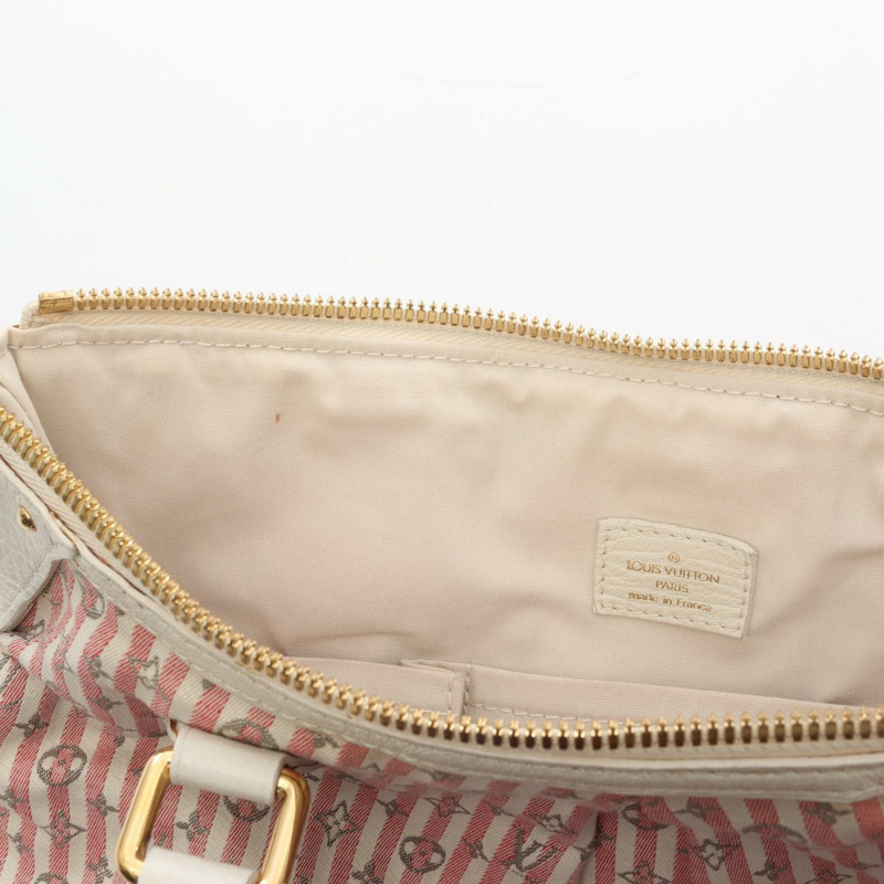 路易威登 Marina PM 單肩手提包 M95495 Monogram mini Lin 紅色/米色 二手-4