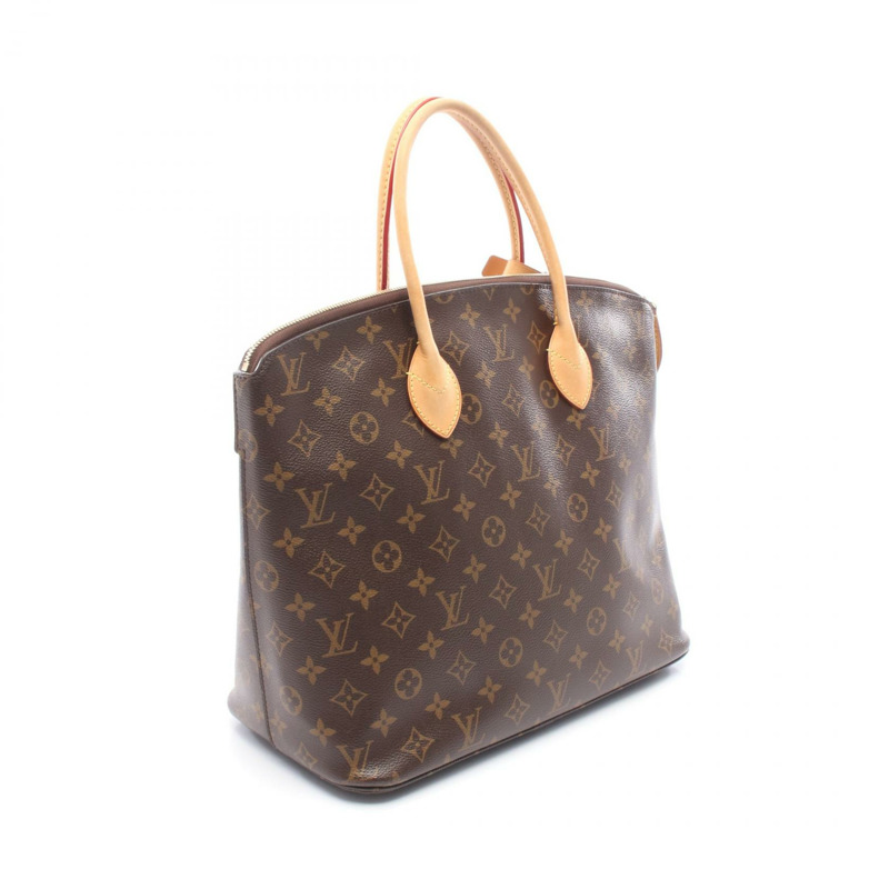 路易威登 Lockit MM 手提包 M40606 Monogram 皮革棕色二手女士-1