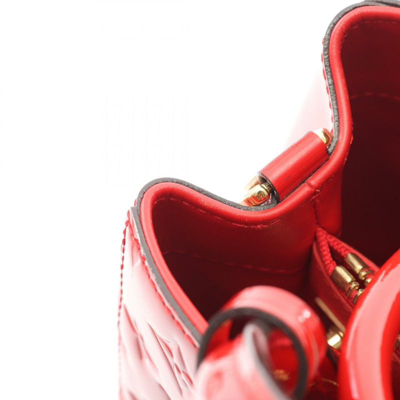 路易威登 Montaigne BB 斜背包 M50170 漆皮 紅色 二手 LV-5