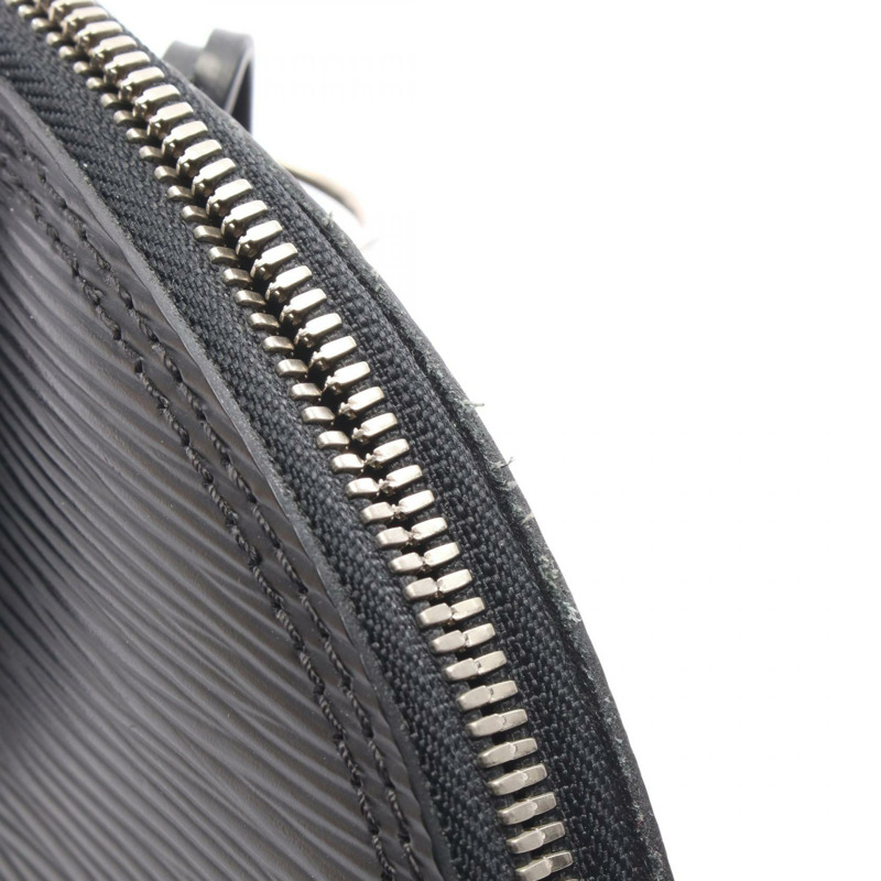 路易威登 Alma PM 手提包，拉鍊款，M40302 Epi 皮革，黑色，二手女士款-5