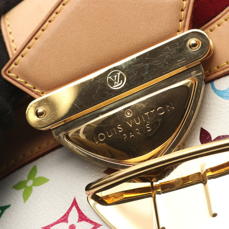 路易威登 Ursula 手提包 M40123 Monogram 多色帆布皮革二手 LV-13