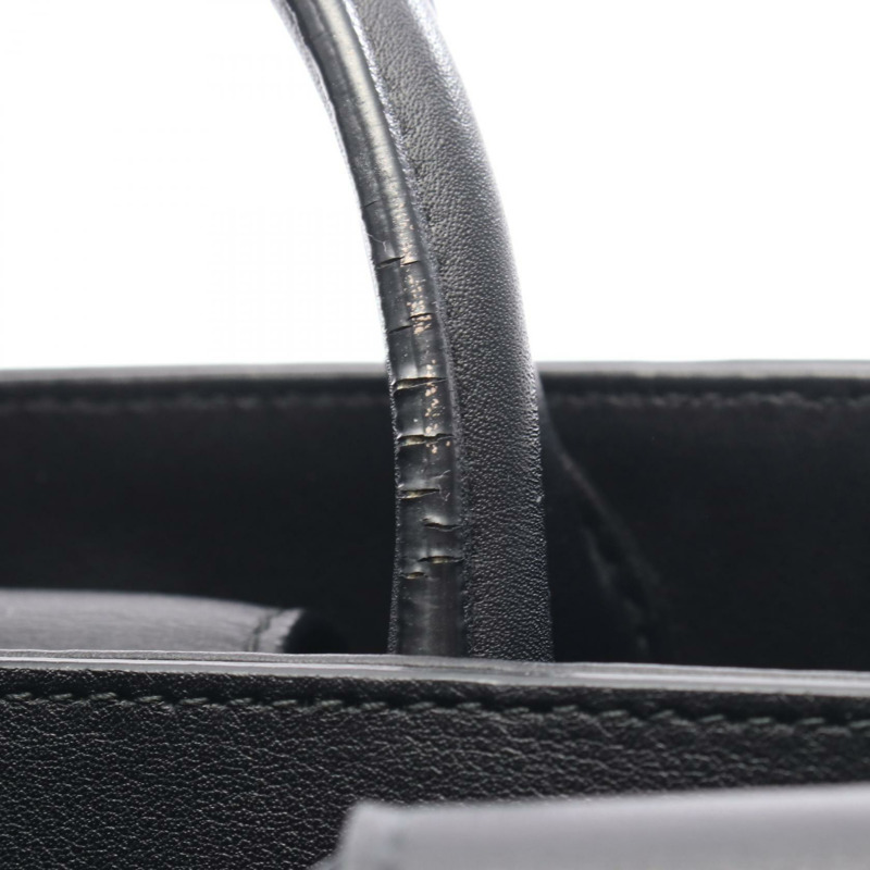 Christian Dior DIOREVER 黑色皮革肩斜背包，二手女款-4