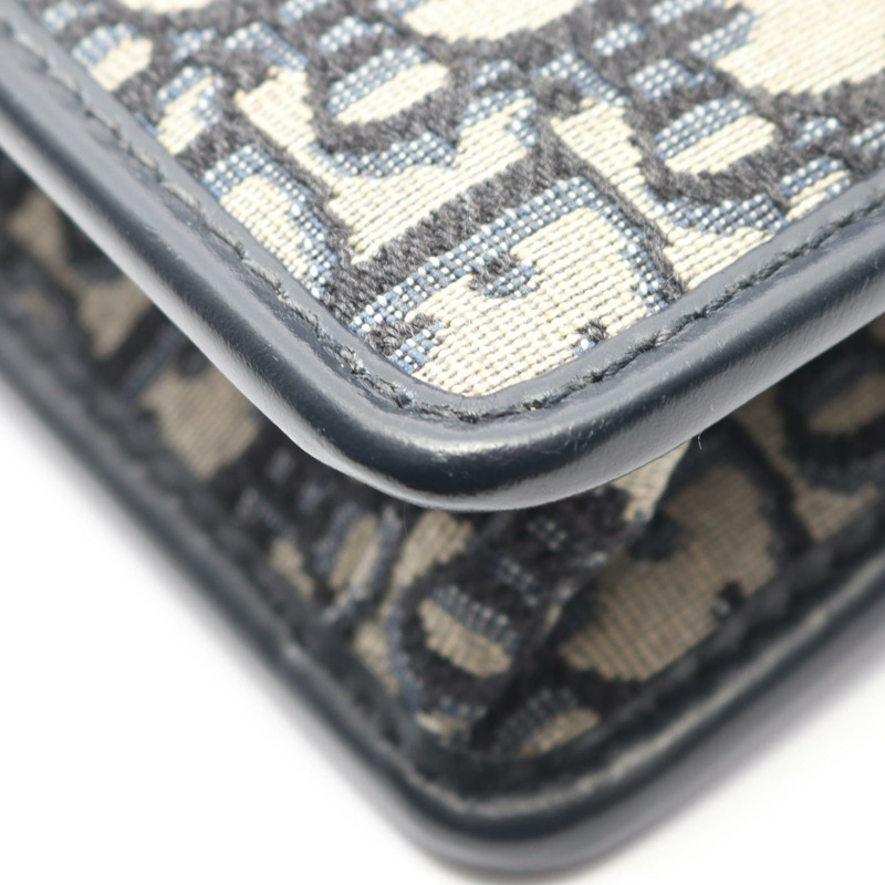 Christian Dior 30 MONTAIGNE Oblique Jacquard 肩背包 M9234UTZQ-M928 海軍藍-5