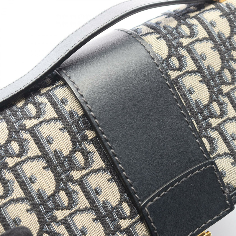Christian Dior 30 MONTAIGNE Oblique Jacquard 肩背包 M9234UTZQ-M928 海軍藍-6