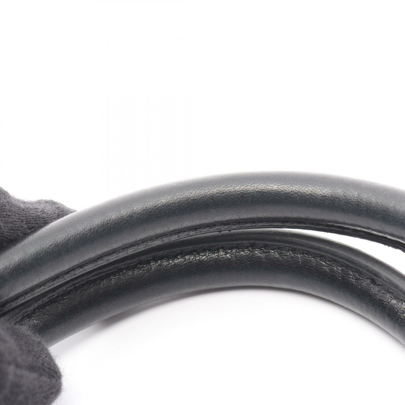 愛馬仕 Birkin 35 手提包 M 號 Clemence 皮革 黑色 SHW 二手女士-11