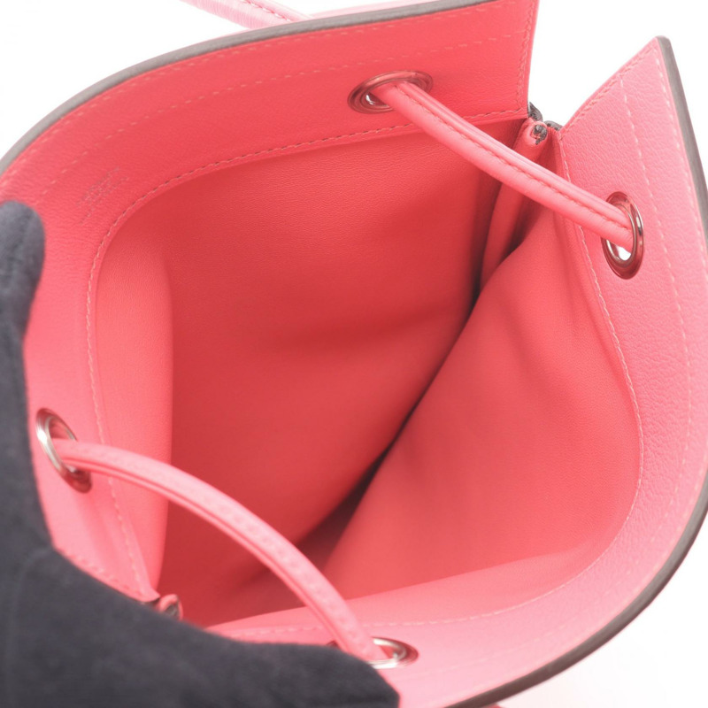 愛馬仕 Sac Aline 迷你肩斜背包 D Swift 皮革 玫瑰杜鵑色 二手-2