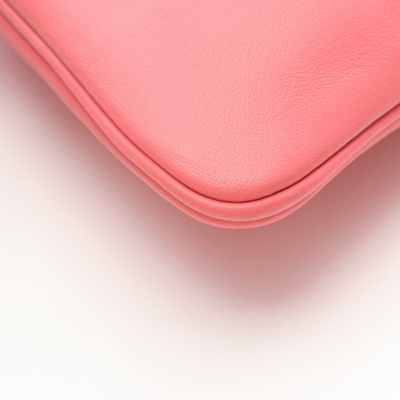 愛馬仕 Sac Aline 迷你肩斜背包 D Swift 皮革 玫瑰杜鵑色 二手-6