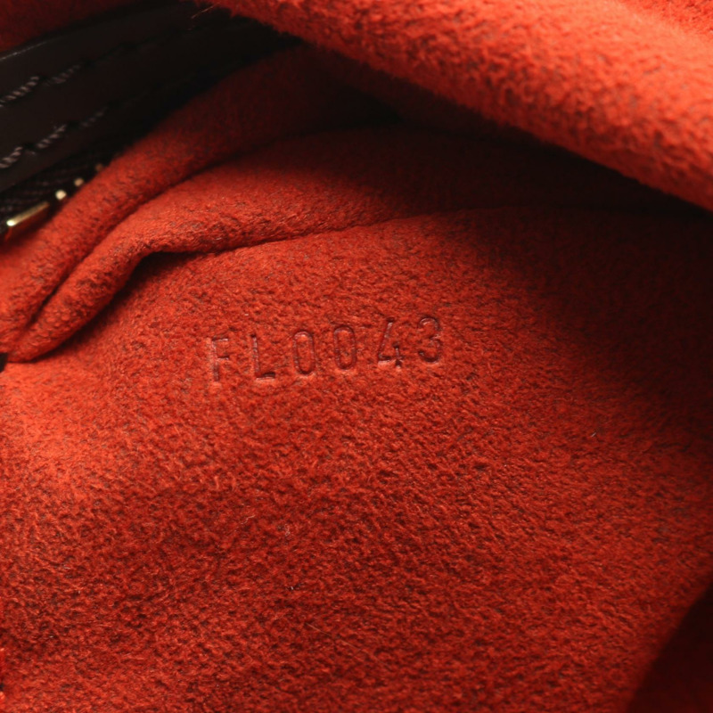 路易威登 Manosque GM 手提包 N51120 Damier 帆布皮革 Ebene 二手女式-4