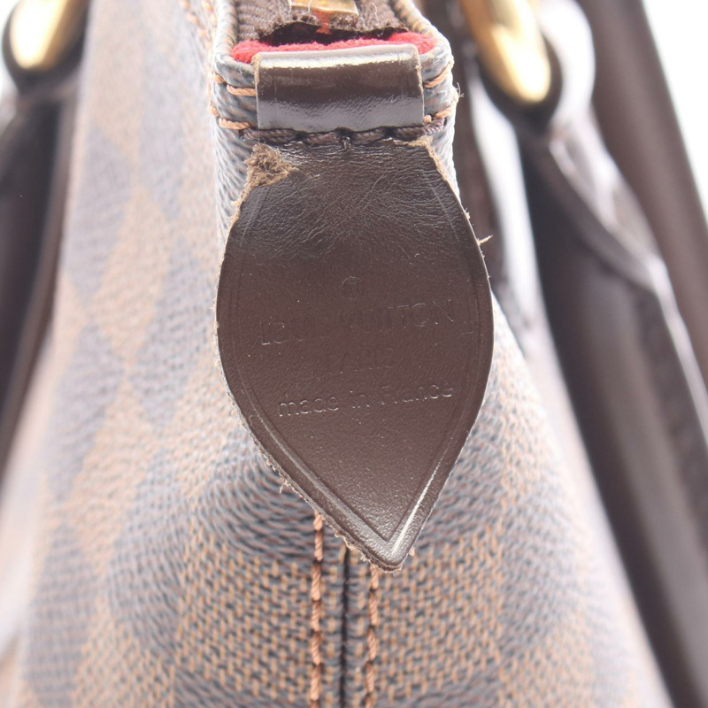 路易威登 Saleya PM 手提包 N51183 Damier 帆布皮革 Ebene 二手女式-3