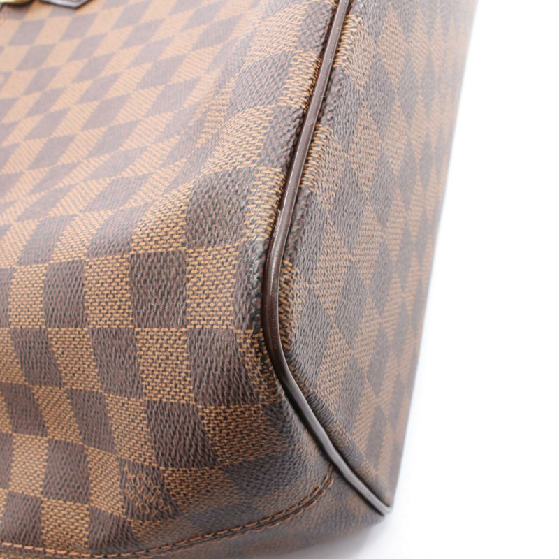 路易威登 Saleya PM 手提包 N51183 Damier 帆布皮革 Ebene 二手女式-6