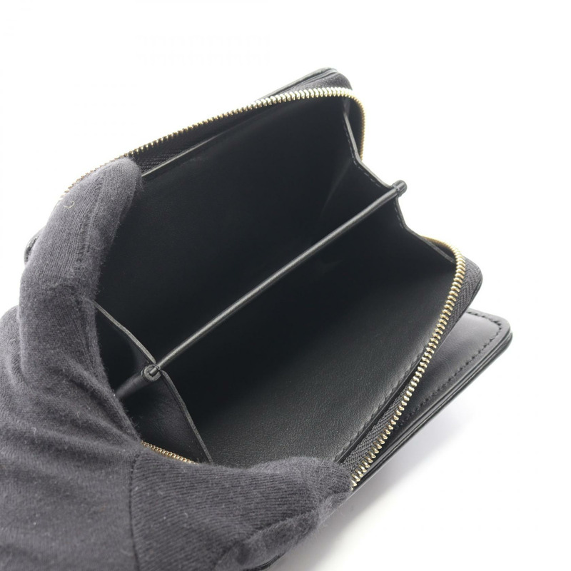 路易威登 Portefeuille Lou 雙折皮夾 M81599 Monogram 壓花黑色二手-3