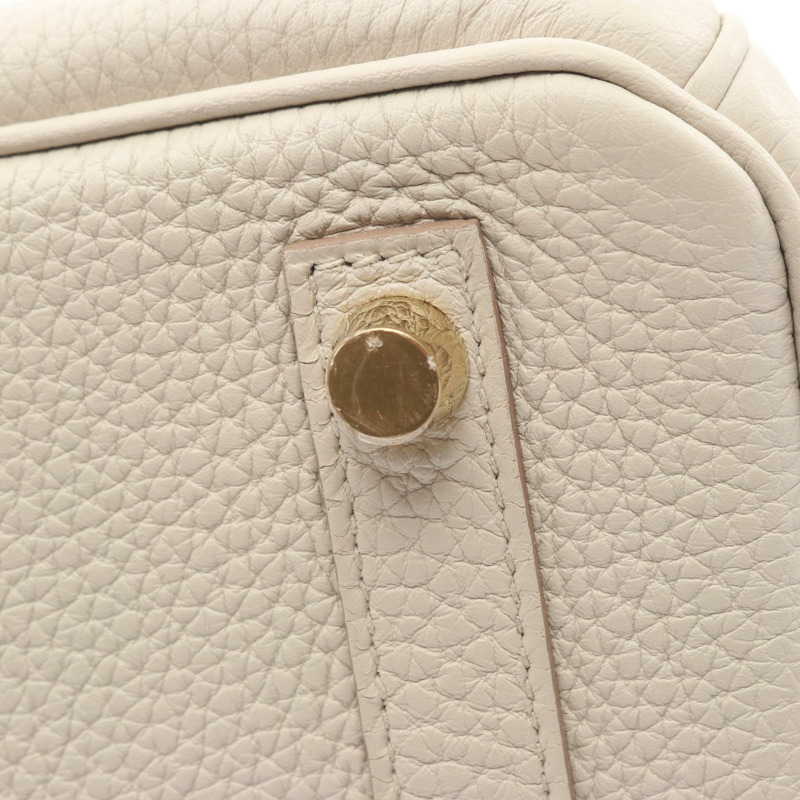 愛馬仕 Birkin 25 手提包 Togo 皮革 米色 Beton GHW 二手 女士 U-7