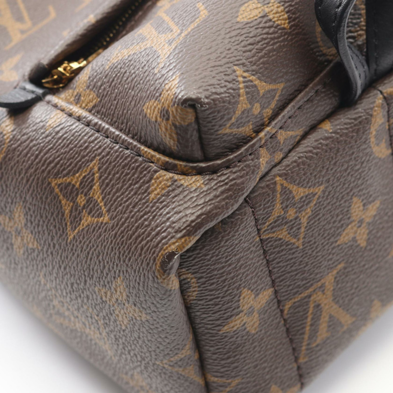 路易威登 Palm Springs 迷你雙肩包 M44873 Monogram 棕色黑色-5