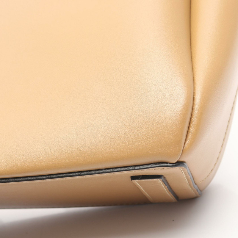 LOEWE LAZO MINI 肩背斜背包 皮革 米色 二手 女士-4