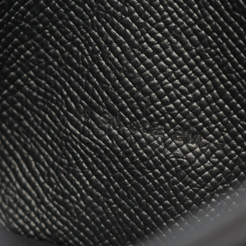 愛馬仕 Bearn Soufflet 雙折皮夾，Epsom 皮革，黑色，二手，女士款-5