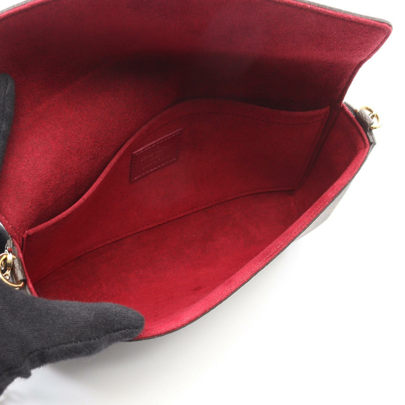 路易威登 Pochette Felicie 鏈條斜背包 M81896 Monogram 二手-2