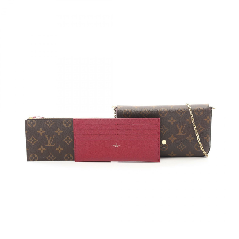 路易威登 Pochette Felicie 鏈條斜背包 M81896 Monogram 二手-4