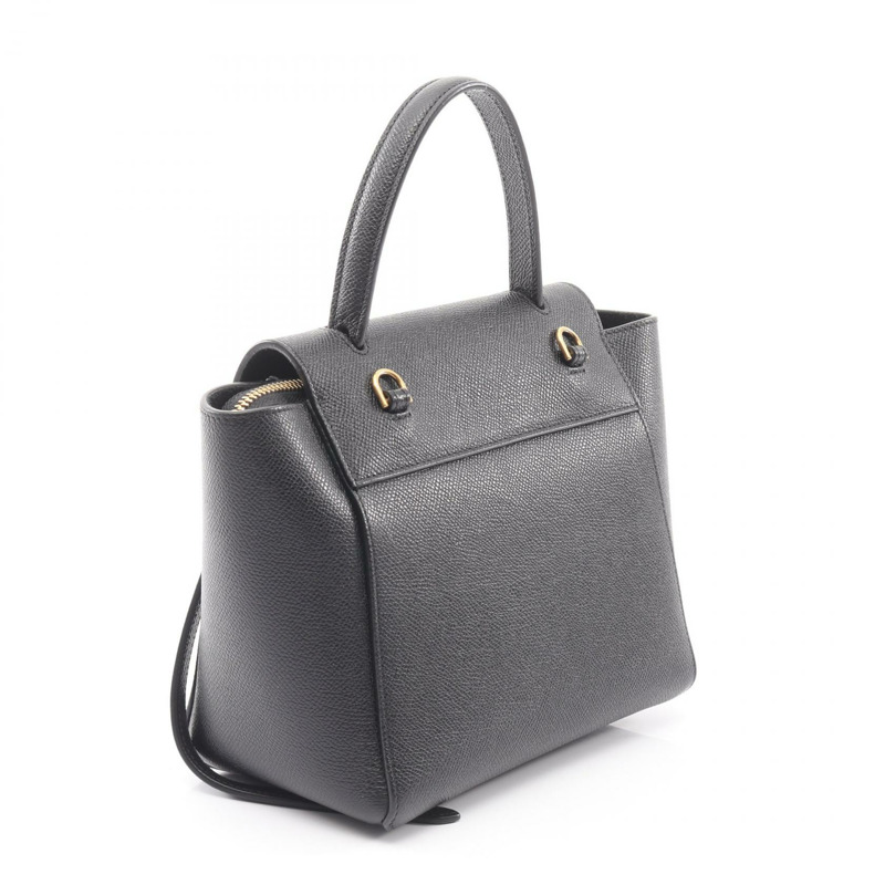 CELINE BELT BAG NANO 單肩手提包 189003 黑色皮革 二手 女士-1