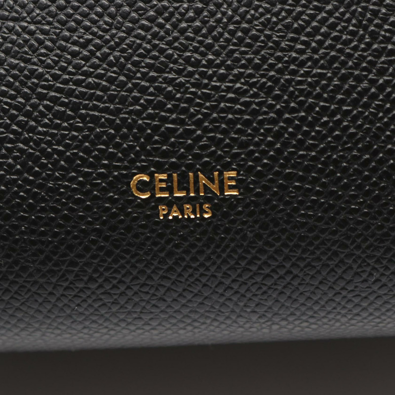 CELINE BELT BAG NANO 單肩手提包 189003 黑色皮革 二手 女士-3