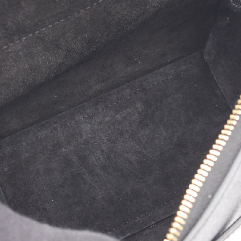 CELINE BELT BAG NANO 單肩手提包 189003 黑色皮革 二手 女士-8