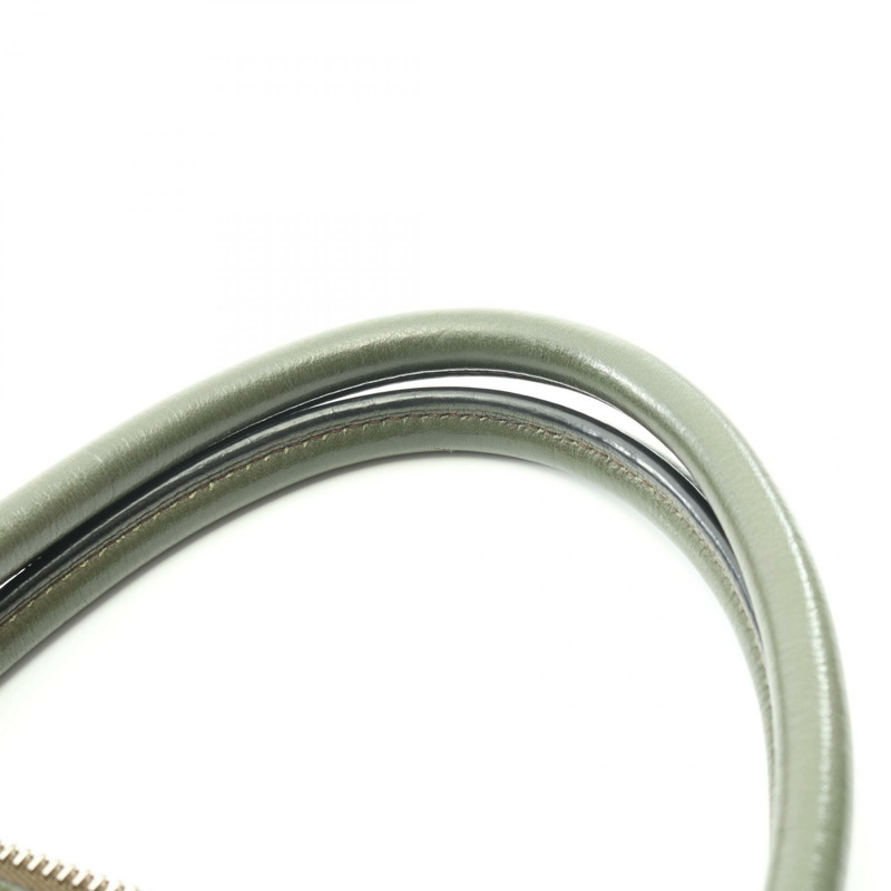 愛馬仕 Bolide31 單肩手提包,Clemence 皮革,卡其綠/橄欖綠,二手,大號,帶五金配件-6