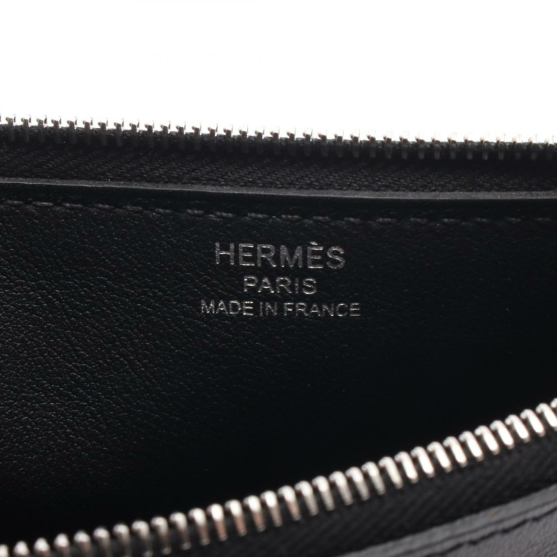 愛馬仕 Zipengo PM Chaine d'Ancre 手拿包 B Evercolor 皮革黑 SHW 二手女士-3