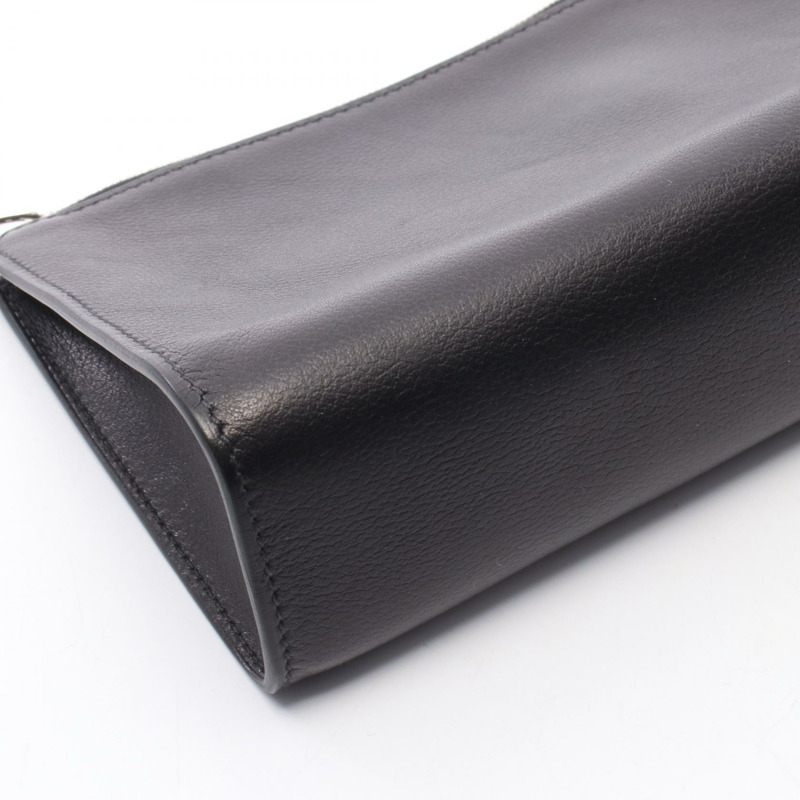 愛馬仕 Zipengo PM Chaine d'Ancre 手拿包 B Evercolor 皮革黑 SHW 二手女士-5