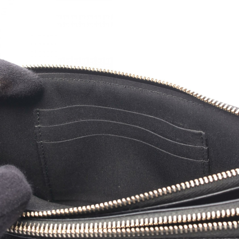 香奈兒 Boy Chanel Chevron 鏈條單肩包，黑色皮革，二手女款，金色五金，WOC-6