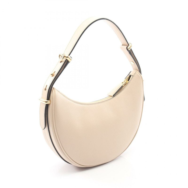 PRADA SOFT CALF Arque 肩背斜背包 1BC194 米色皮革 二手 女士-1