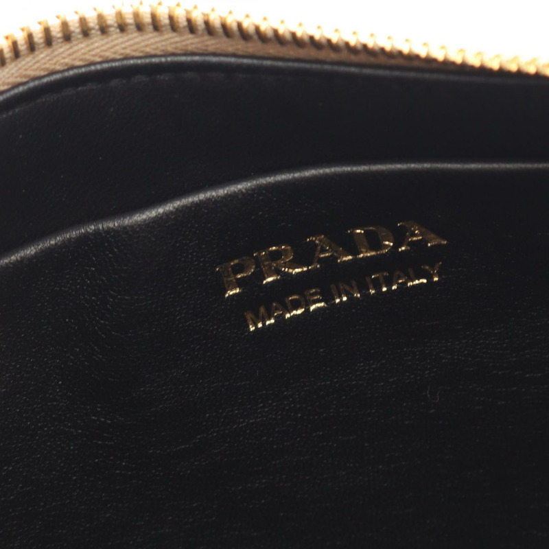 PRADA SOFT CALF Arque 肩背斜背包 1BC194 米色皮革 二手 女士-3