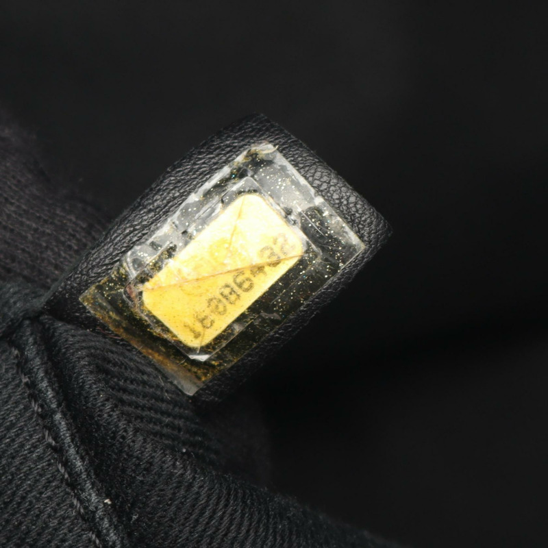 香奈兒 Deauville 鏈條手提單肩包 A67001 牛仔皮革 灰色 黑色 二手 CC-4